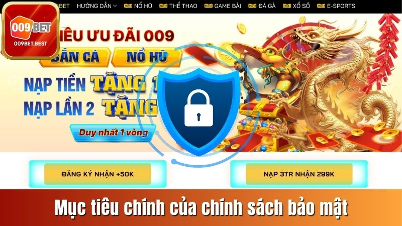 Mục tiêu chính của chính sách bảo mật