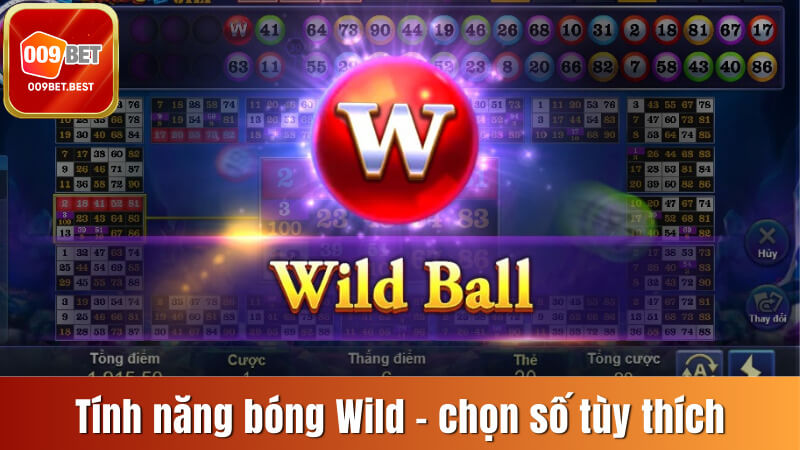 Tính năng bóng Wild chọn số mình thích