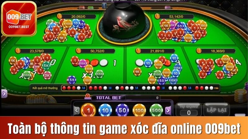 Toàn bộ thông tin game xóc đĩa online 009bet