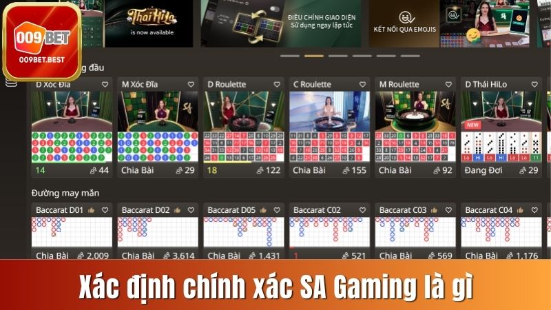 Xác định chính xác SA Gaming là gì